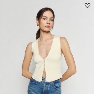 Reformation Myrtle Cotton Sweater